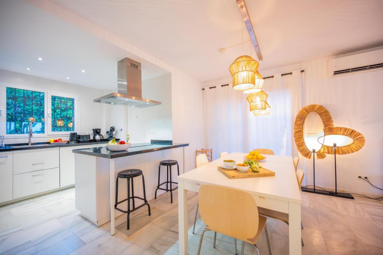 Typical Beach House Las Chapas Playa With Heated Pool Marbella Exterior foto